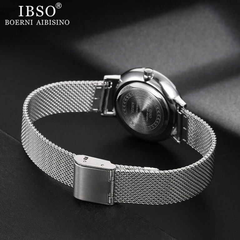 IBSO-2022-Women-s-Quartz-Watch-Set-Crystal-Bracelet-Necklace-Watch-Sets-Female-Jewelry-Set-Silver-2