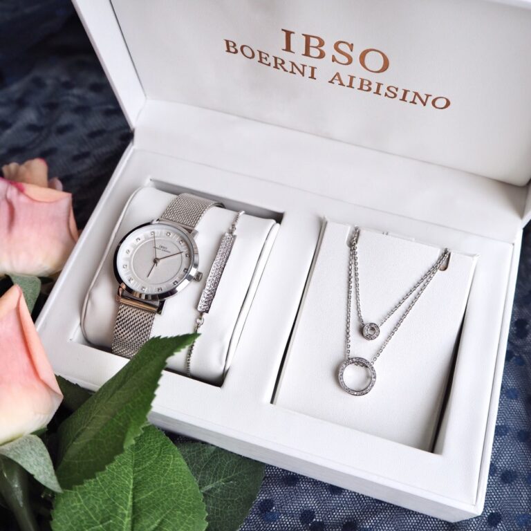 IBSO-2022-Women-s-Quartz-Watch-Set-Crystal-Bracelet-Necklace-Watch-Sets-Female-Jewelry-Set-Silver-4